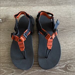 Stylish Black and Orange Women's Sandals